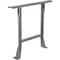 Global Industrial 32H C-Channel Open Flared Fixed Height Leg for 30D Workbench, 1 Leg, Gray 319394GY - alternate 1